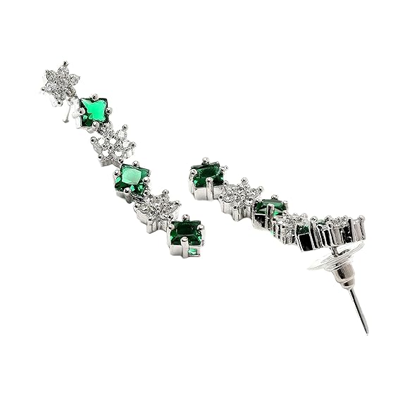 Star Diamond Necklace & Earrings Set - Image 2