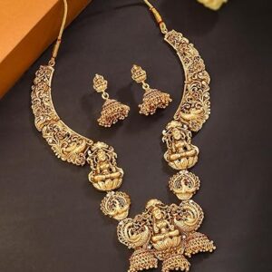 Yellow Chimes Antique Temple Jewelry Set