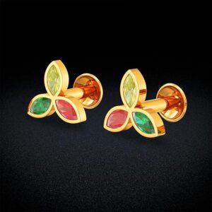 22K Gold Kids' Stud Earrings